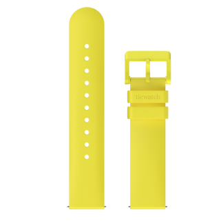 Mobvoi Ticwatch  silikonska traka za sat 20mm zuta