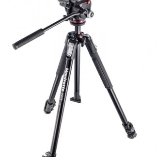 Manfrotto Tripod SET MK190X3-2W 190X ALU 3 SEC. KIT FLUID H.
