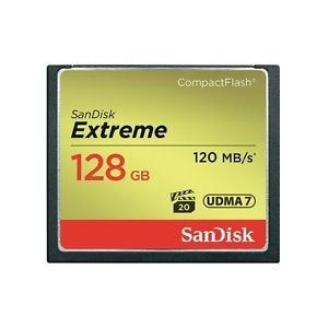 SanDisk CF 128GB Extreme 120MB/s, 85Mb/s UDMA7