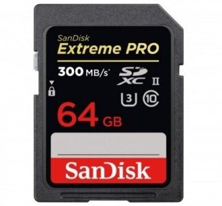SanDisk Extreme Pro SDHC 64GB - 300MB/s UHS-II