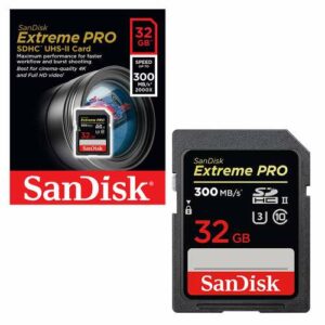 SanDisk Extreme Pro SDHC 32GB - 300MB/s UHS-II