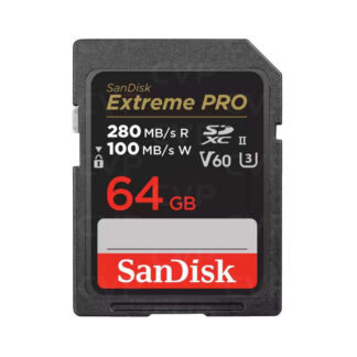 SanDisk SDXC 64GB Extreme PRO UHS-II, V60, 280/100MB/S, C10