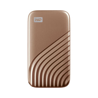 WD 500GB My Passport SSD disk gold